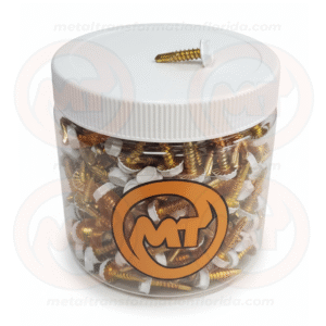 10 X 3/4 HEX TEK WHITE HEAD (500)