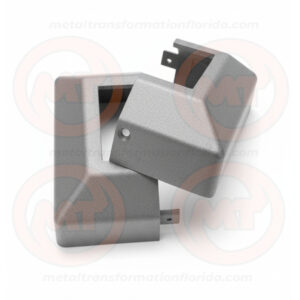 COVER PLATES ALUM. 2 1/2 X 2 1/2 TWO PC HIGH