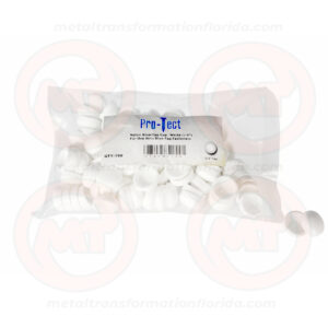 1/4" BLUE TAP CAP WHITE (100)