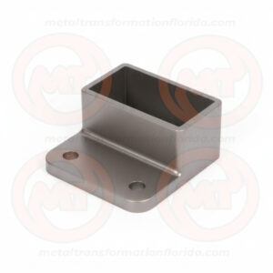 SHOES BR ALUM 1 X 2 ONE END BRONZE