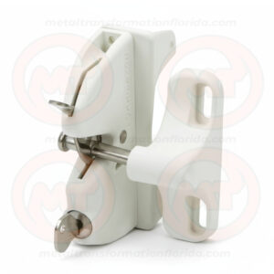 GRAV LATCH PLAST WH DOUBLE