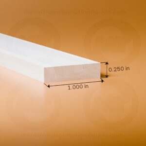 FLAT BAR 1/4 X 1 X 20'