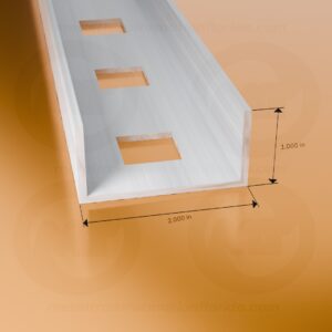 CH. PUNCHED 2 X 1 X .093 (3/4")