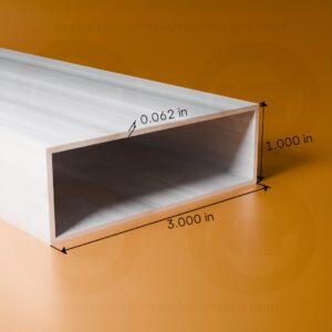 REC. TUBE 1 X 3 X .062 X 24' (CR)