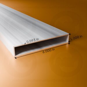 REC. TUBE 1 X 6 X .093 X 24'