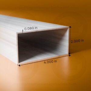 REC. TUBE 2 X 4 X .080 X 24' (CR)