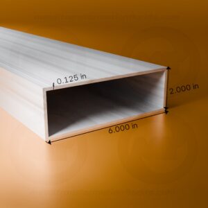 REC. TUBE 2 X 6 X .125 X 24'