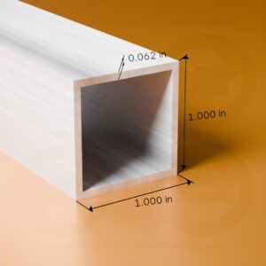 SQ. TUBE 1 X 1 X .062 X 24'