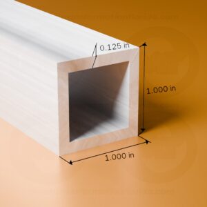 SQ. TUBE 1 X 1 X .125 X 24'