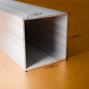 SQ. TUBE 4 X 4 X .125 X 24'
