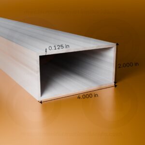 REC. TUBE 2 X 4 X .125 X 24'