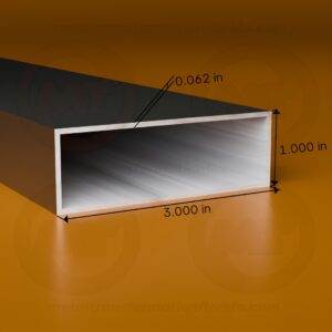 REC. TUBE 1 X 3 X .062 X 24' (Bronze)