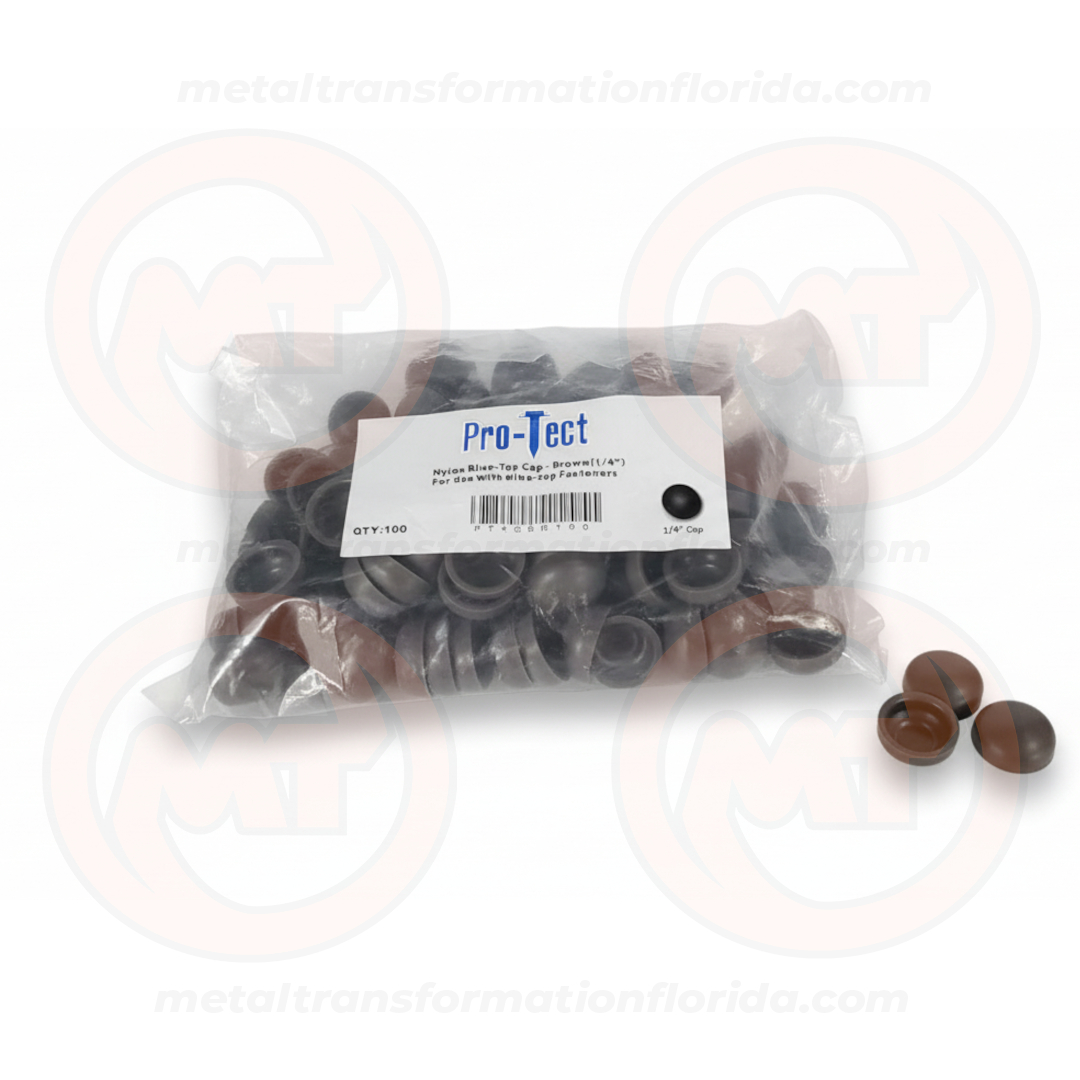 1/4" BLUE TAP CAP BRONZE (100)