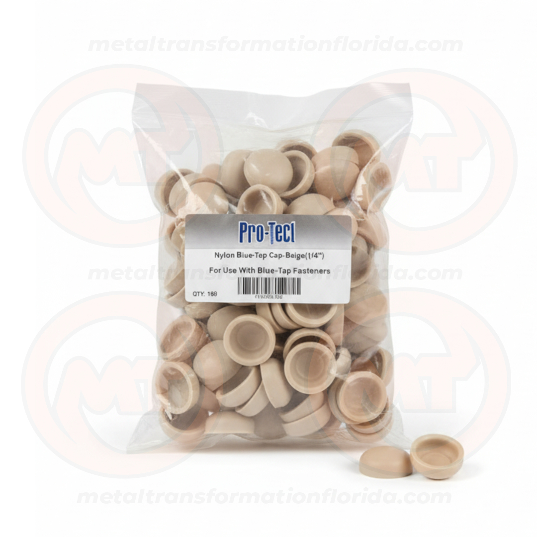 1/4" BLUE TAP CAP BEIGE (100)