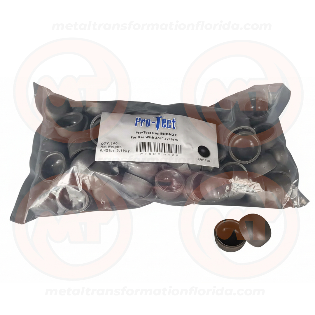 3/8" BLUE TAP CAP BRONZE (100)
