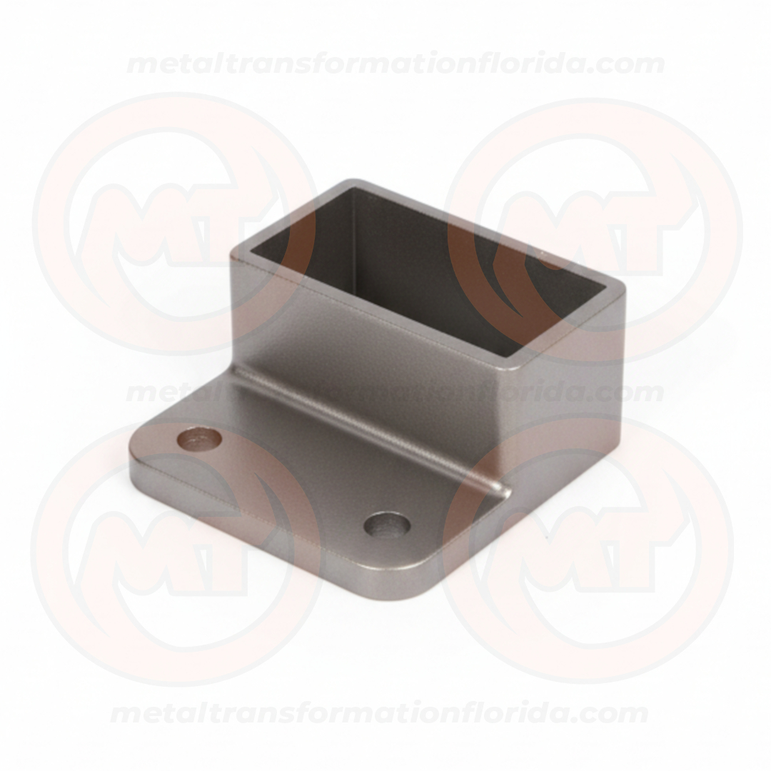 SHOES BR ALUM 1 X 2 ONE END BRONZE