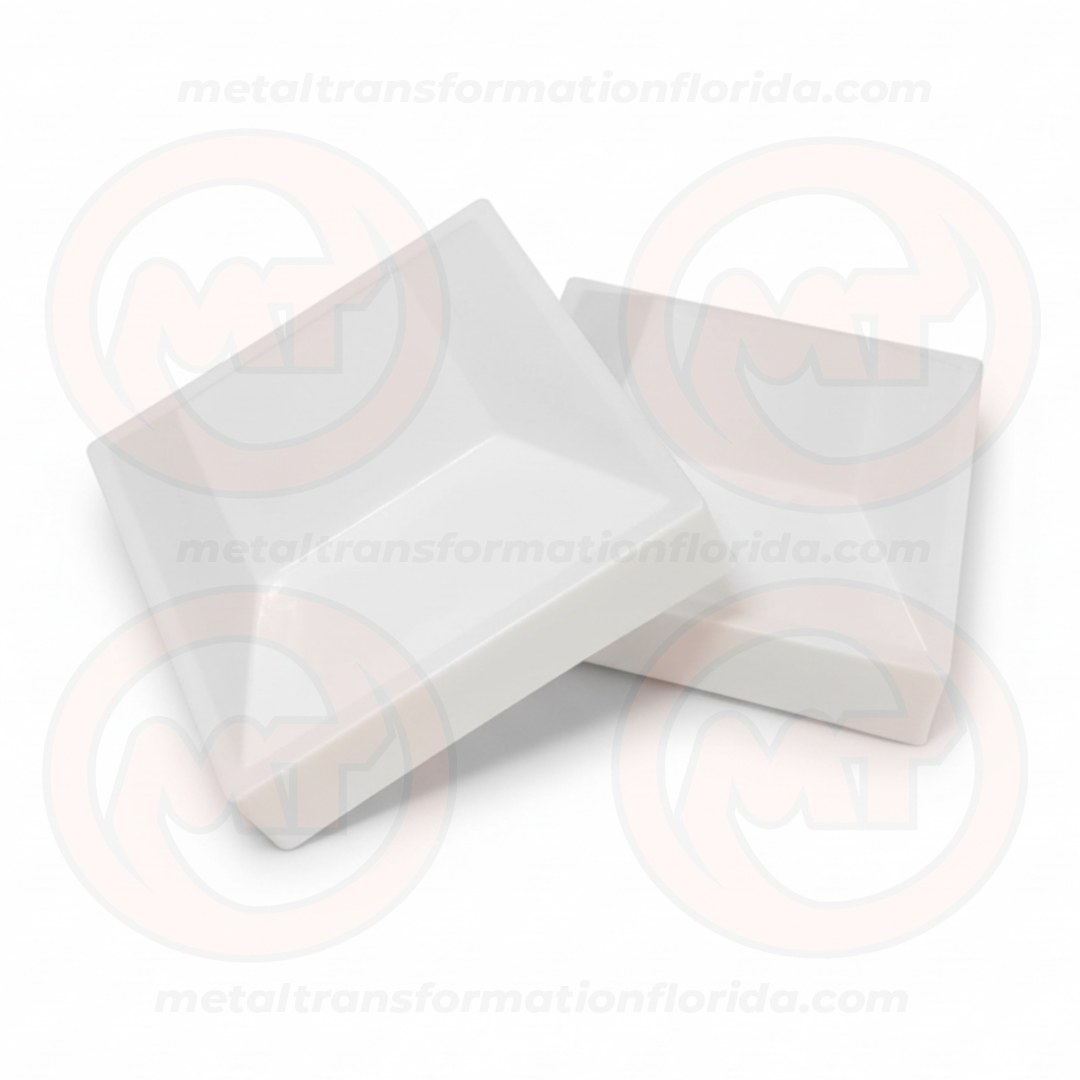 PLASTIC CAP 2 1/2 X 2 1/2 WHITE OUTSIDE