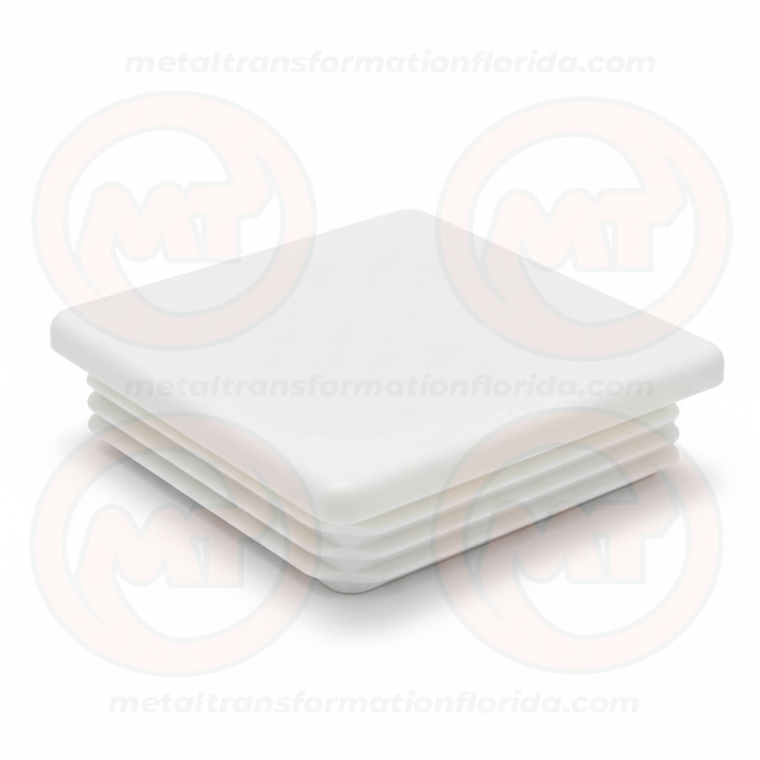 PLASTIC CAP 4 X 4 WHITE INSIDE