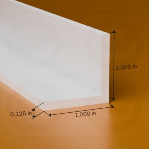 ANGLE 1 X 1 X .125 X 24' (White)