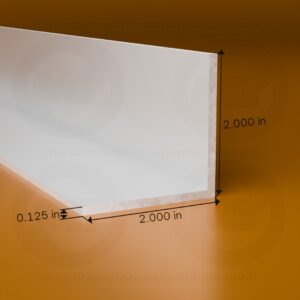ANGLE 2 X 2 X .125 X 24' (White)