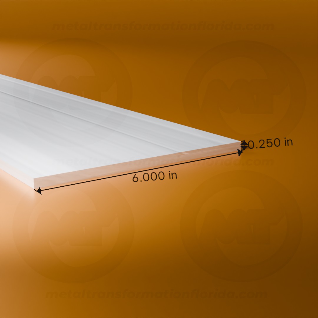 FLAT BAR 1/4 X 6 X 20'