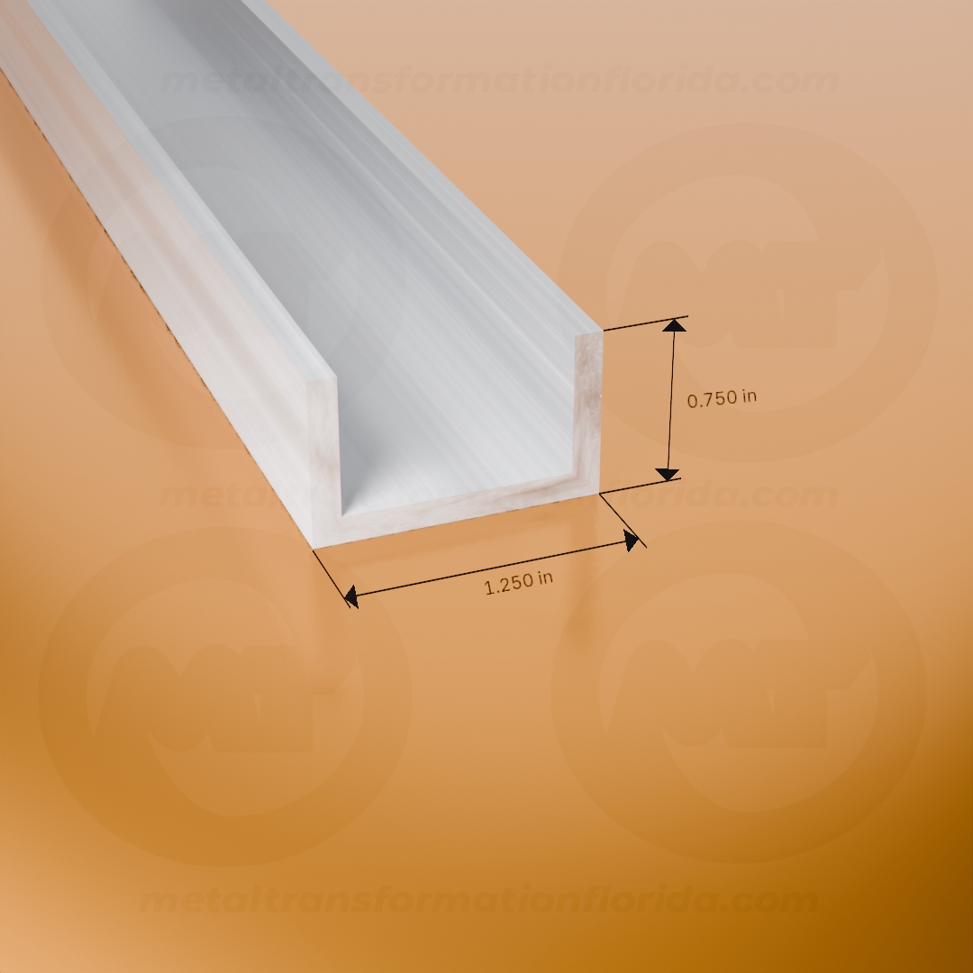 CH. 1 1/4 X 3/4 X .125 X 24'