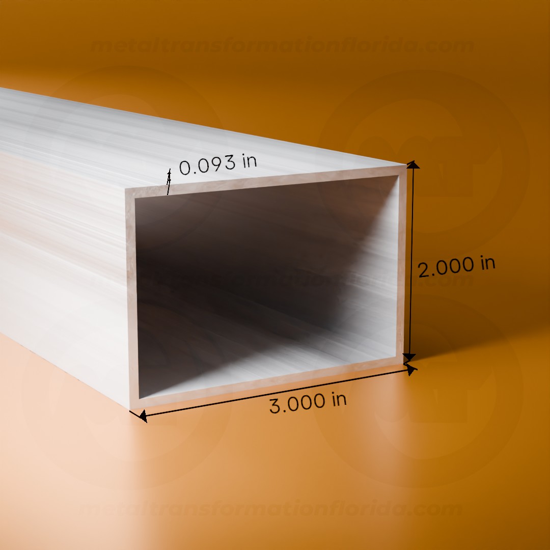 REC. TUBE 2 X 3 X .093 X 24'