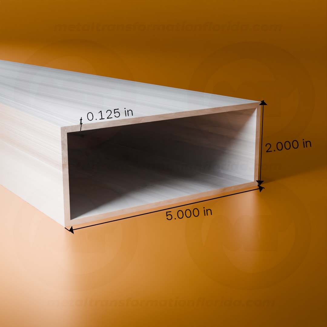 REC. TUBE 2 X 5 X .125 X 24'