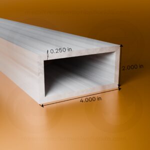 REC. TUBE 2 X 4 X .250 X 24'