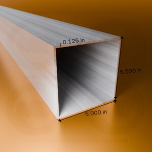 REC. TUBE 5 X 5 X .125 X 24'