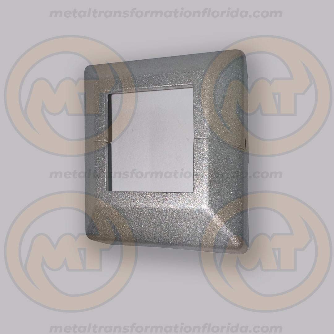 COVER PLATES ALUM. 2 X 2 TWO PIECE HIGH