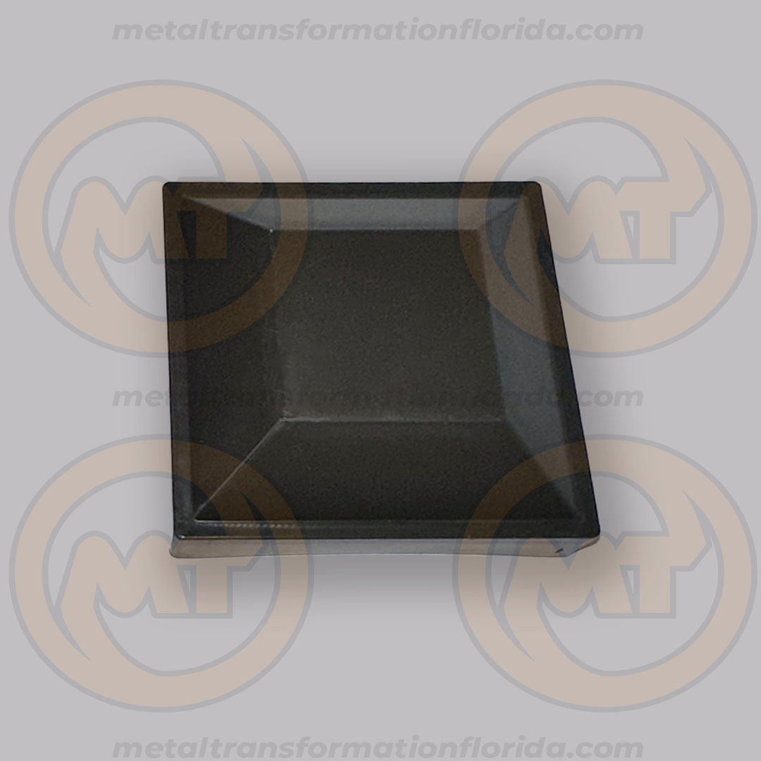 PLASTIC CAP 2 1/2 X 2 1/2 BRONZE OUTSIDE